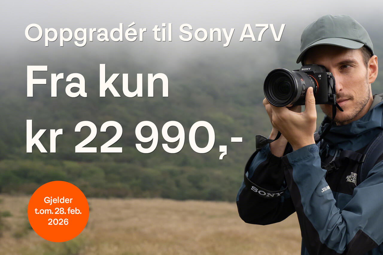Oppgradér til Sony A7V
